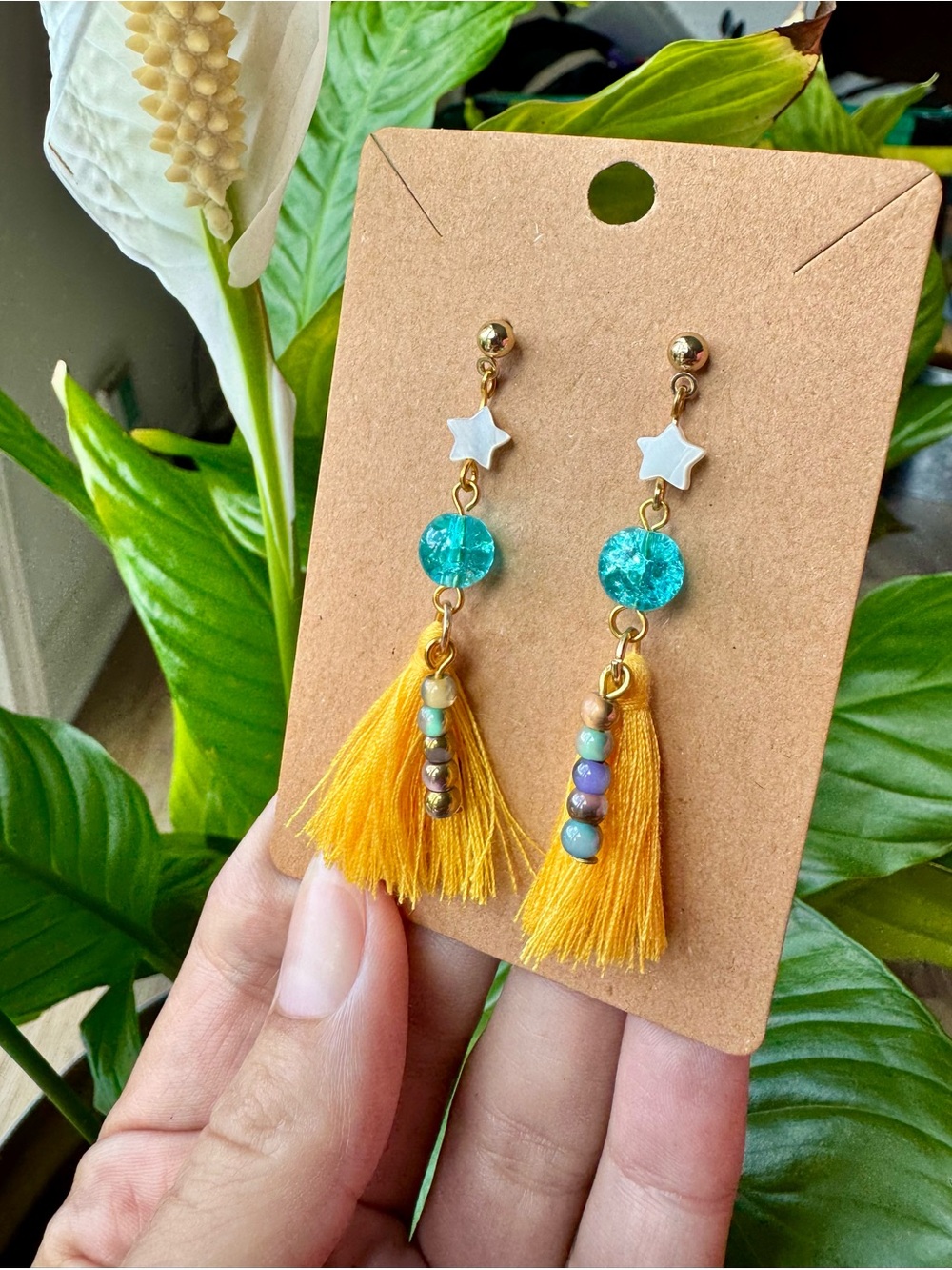 Boho Style MOTHER OF PEARL Earrings